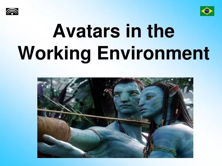 avatars in the working environment