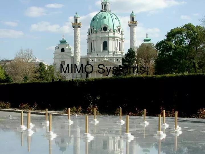 mimo systems myths and realities