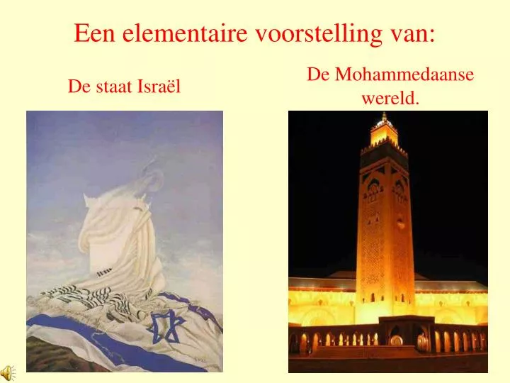 een elementaire voorstelling van