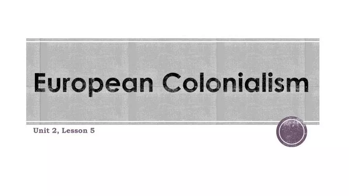 european colonialism