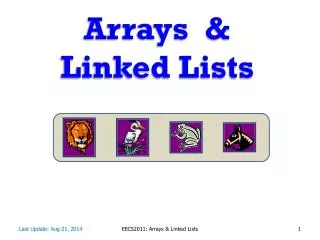 Arrays &amp; Linked Lists