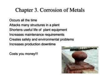 Chapter 3. Corrosion of Metals