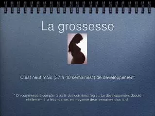 la grossesse