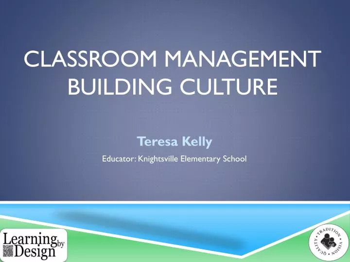 classroom management building culture