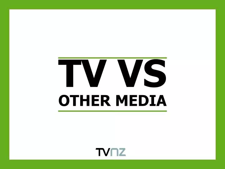 tv vs other media