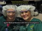 Applied Medical Research with Clinical Investigations - slide 1
