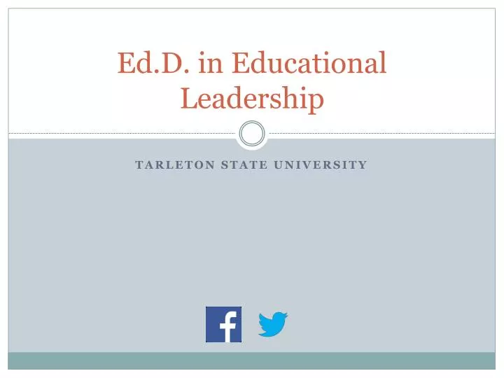 ed d in educational leadership