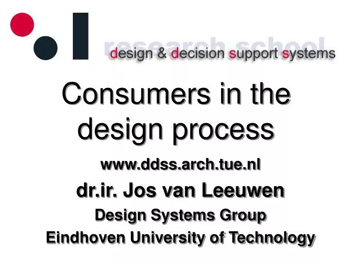 consumers in the design process