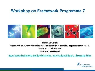 Workshop on Framework Programme 7