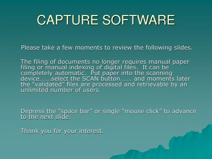 capture software