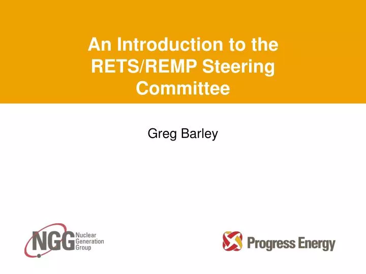 an introduction to the rets remp steering committee