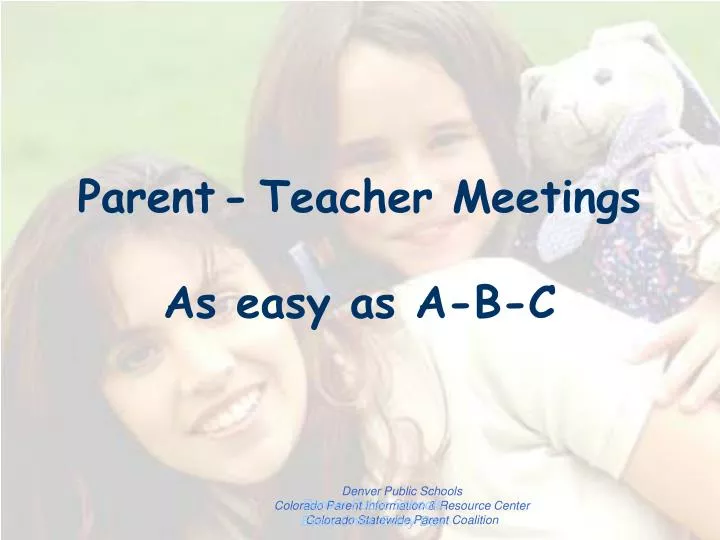 parent teacher meetings as easy as a b c