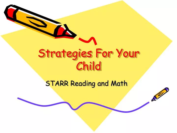 strategies for your child