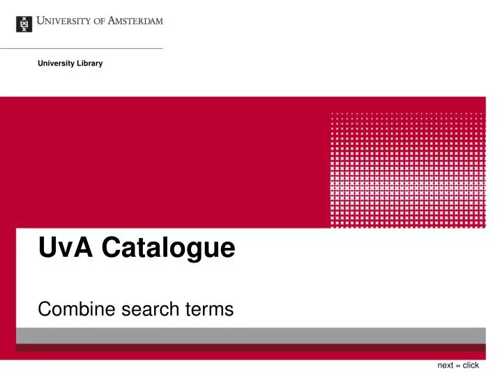 uva catalogue