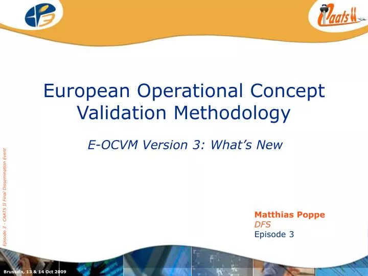 european operational concept validation methodology