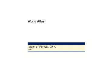 Maps of Florida, USA
