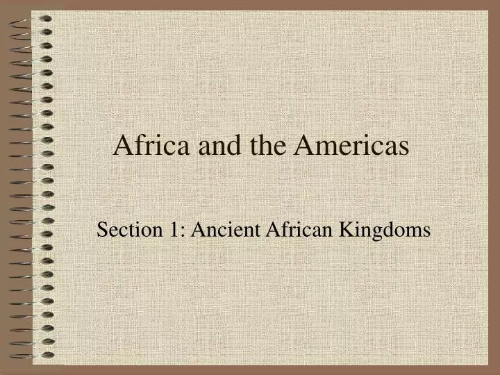 africa and the americas