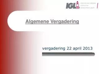 algemene vergadering