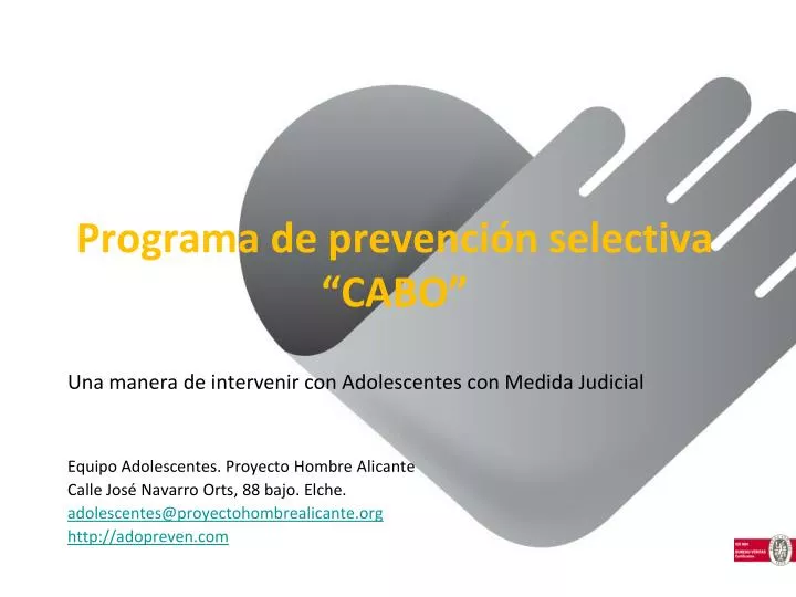 programa de prevenci n selectiva cabo