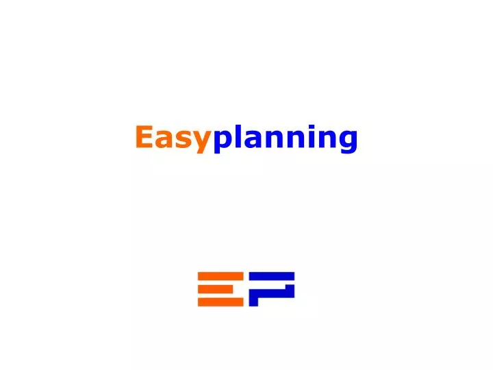 easy planning