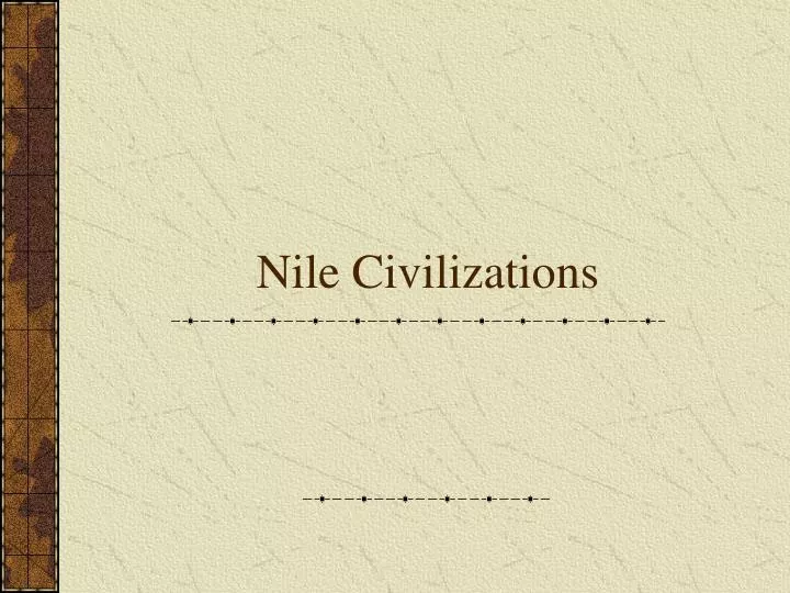 nile civilizations