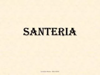 santeria