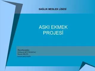aski ekmek projes