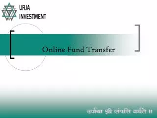 Online Fund Transfer