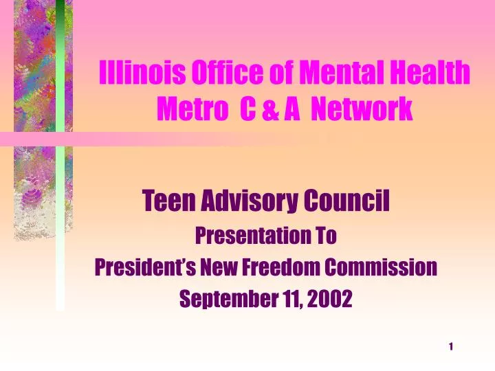 illinois office of mental health metro c a network