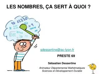 les nombres a sert quoi