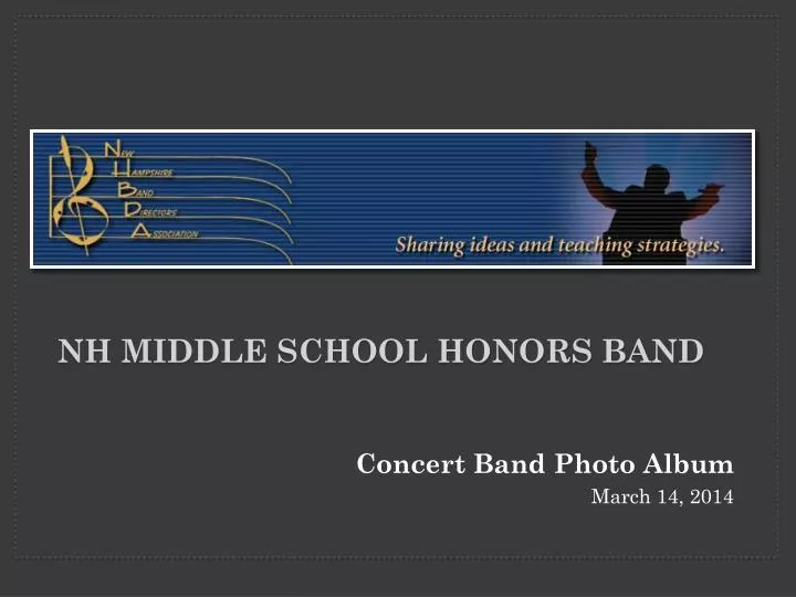 nh middle school honors band