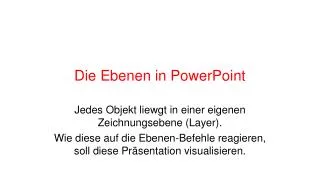 die ebenen in powerpoint