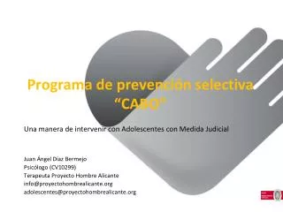 programa de prevenci n selectiva cabo
