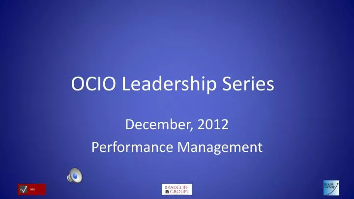 ocio leadership series