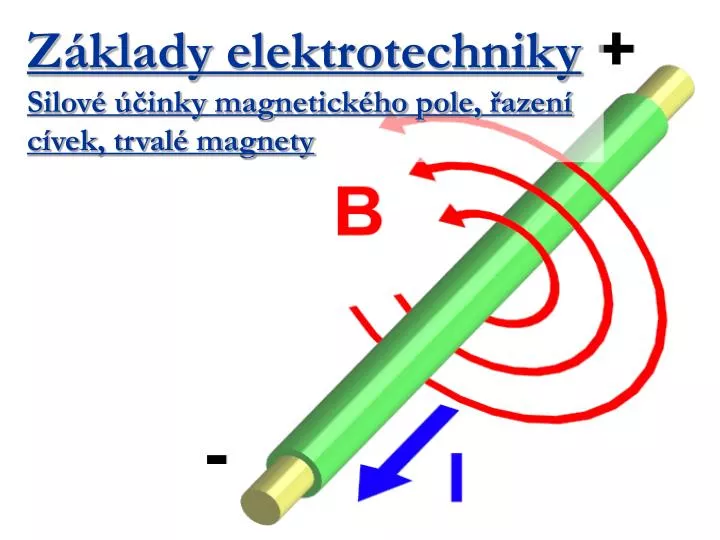 z klady elektrotechniky silov inky magnetick ho pole azen c vek trval magnety