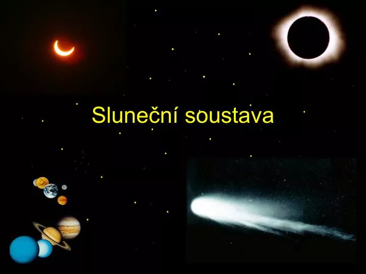 PPT - Sluneční Soustava PowerPoint Presentation, Free Download - ID:5313837