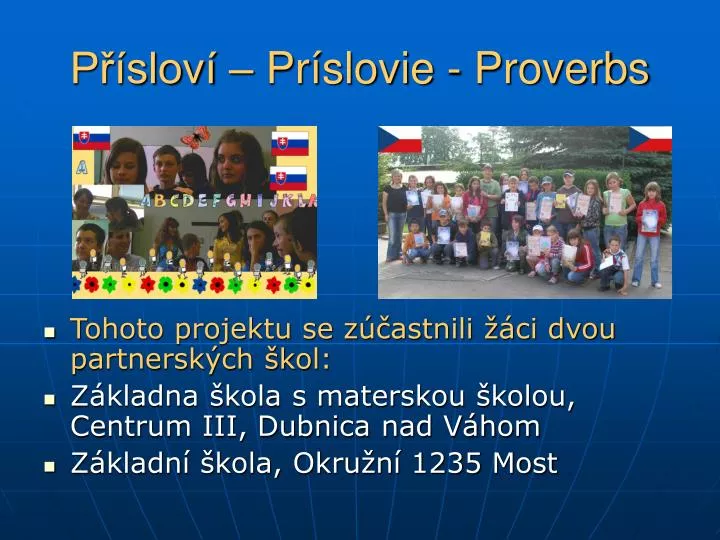 p slov pr slovie proverbs