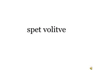 spet volitve