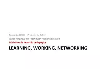 learning working networking