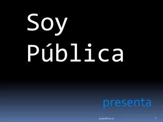 soy p blica