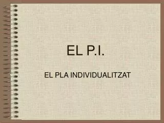 el p i