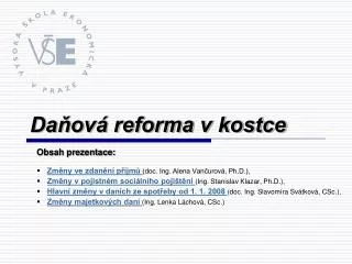 da ov reforma v kostce