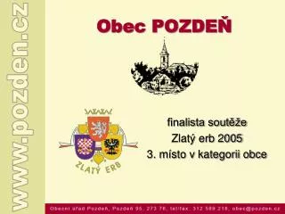 obec pozde