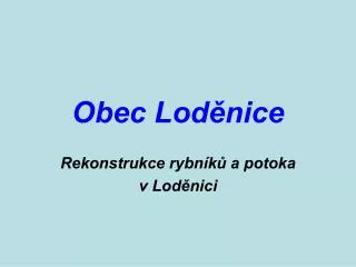 obec lod nice