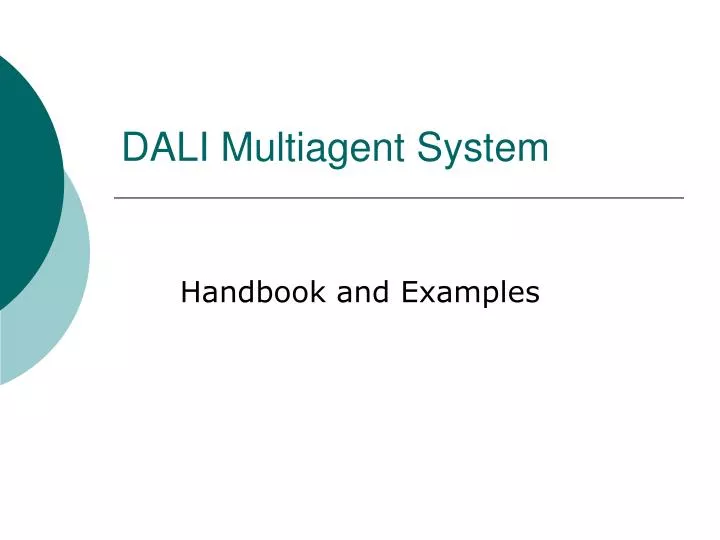 dali multiagent system