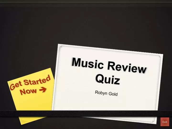 music review quiz