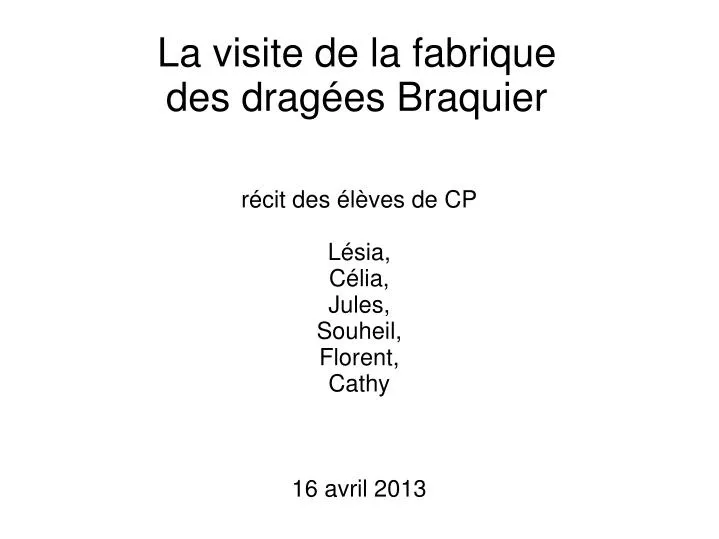 r cit des l ves de cp l sia c lia jules souheil florent cathy 16 avril 2013