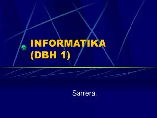 informatika dbh 1