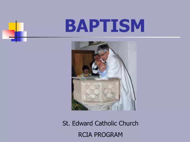 baptism