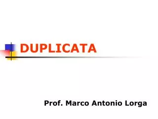 duplicata